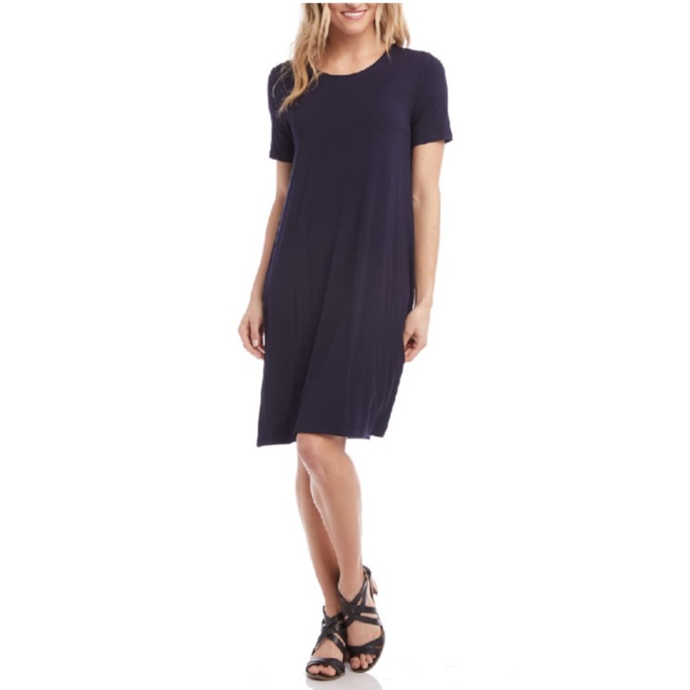 KAREN KANE | Abby T-shirt Dress Knit Short S…